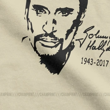 Johnny Hallyday 1943-2017 T Srajce za Moške Vrhovi Kratek Rokav Edinstveno T-Shirt Crewneck Čistega Bombaža Tee Majica Plus Velikost