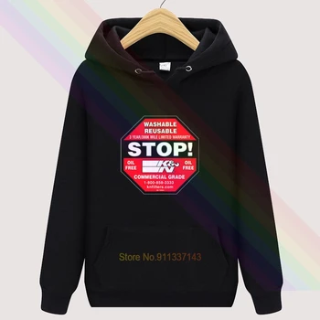 K&N Klasičnih Stop Logotip Black Jeseni Visoke Kakovosti Hoodies Vrh Hoodie Mens Prostem Oblačila Majica Puloverju