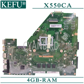 KEFU X550CC original mainboard za ASUS X550CA X550CL s 4 GB-RAM I7-3517U Prenosni računalnik z matično ploščo