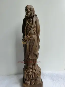 Kitajska zbirka starega lesa carvinga Ustanovitelj Damour kip