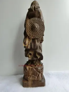 Kitajska zbirka starega lesa carvinga Ustanovitelj Damour kip