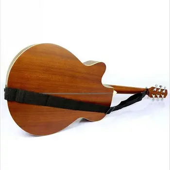 Kitara trak Kitaro izbirčen Akustični ukulele Kitare, črn Trak Pasu Nastavljiva Najlon Konča Za Kitare