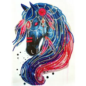 Konj 5D DIY Posebna Diamond Slikarstvo Vezenje Vaja Mozaik Needlework Križ Obrti Šiv Kit Doma Dekor