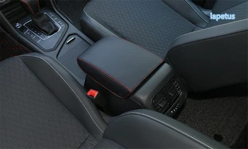 Lapetus Primerna Oprema Za Volkswagen VW Tiguan 2016 - 2020 Sredini Armrest Škatla za Shranjevanje Varstvo Pad Mat Okrasni Pokrov Trim