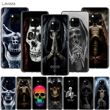 Lavaza Smrti Molitev Grim Reaper Kosti Lobanje Primeru za Huawei Honor 10 9 8 8x 8c 7x 7c 7a Upoštevajte, Nova 3 3i Lite Y9 Y6 Y7