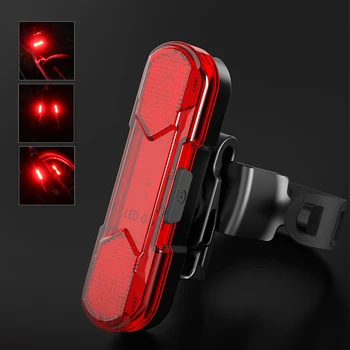 LED Opozorilne Luči Noč Kolo Zadnje Luči MTB Kolesarske Opreme, Izposoja USB Polnjenje Sijaj Smart Auto Zavora za Zaznavanje Svetlobe