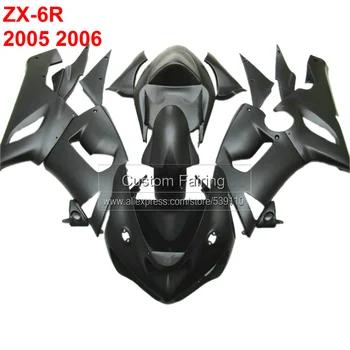Lepo motorno kolo komplet za Kawasaki zx6r zx 6r Ninja 2005 2006 05 06 vseh matte black fairings oklep RG96