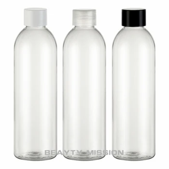 LEPOTA NALOGA 250ml X 24 jasno, plastične steklenice, PET posodo z navoj kozmetične embalaže , Prazen toner steklenica za vodo