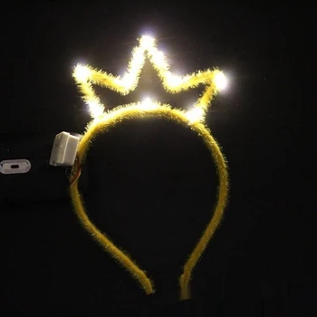 Light-Up Princess Tiara Krono Glavo LED Utripa Otrok Rojstni dan Dekor Uporabo