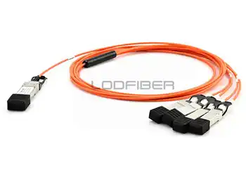 LODFIBER 15m (49ft) CBL-QSFP-4X10G-AOC15M D-e-l-l Združljiv 40G QSFP+ za 4x10G SFP+ Zlom Aktivni Optični Kabel