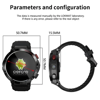 LOKMAT GPS Pametno Gledati Polni, Zaslon na Dotik, Fitnes Tracker Srčnega utripa Življenja Nepremočljiva Smartwatches za Android IOS