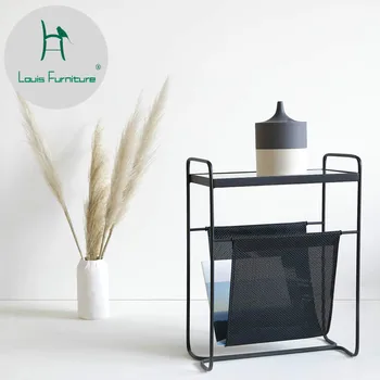 Louis Moda Nordijska Sodobno Minimalistično Balkon Majhne Čaj Kavč Tabela Strani Postelji Mini Kabinet Železo