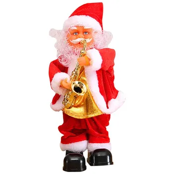 Luštna Božička Ples, Petje, Glasbo, Igrače, Pliš Božič Lutke Igrače, Električni Saksofon Kitara TD326