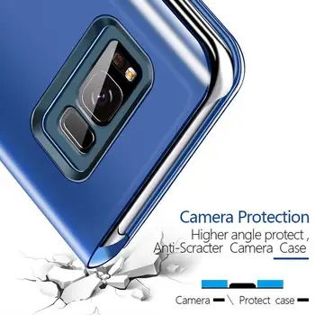 Magnetno Ohišje Za Samsung Galaxy A11 A115F/DS Primerih Usnje Magnet Telefon Pokrovček Za Samsung A11 11 Ogledalo Primeru hoesjes