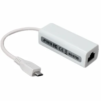 Micro USB 2.0, 5P, da RJ45 Omrežja Lan Ethernet Kabel Pretvornik Napajalnik za Tablični RAČUNALNIK QJY99