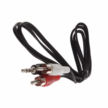 Mini 3,5 mm Vtič Jack na 2 RCA Moški Glasbeni Stereo Audio (Stereo zvok Y adapter Adapter Kabel Kabel Kabel za AUX za Mp3 Pod Telefon, TV Zvok Zvočniki