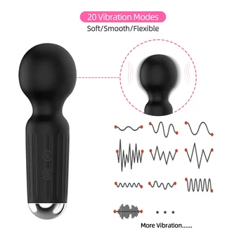 Mini AV Vibrator Sex Igrače za Žensko G Spot Massager Močan Čarobno Palico Klitoris Stimulator vibrating Dildo Ženski Spol Trgovina
