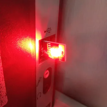 Mini USB LED Avto Razpoloženje Svetlobe RGB Pisane Auto Notranje Svetlobe Neon Vzdušje Okolja Cev Lučka za Touch Control+Music Control
