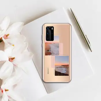 Moda Kolaž lepa Telefon Primeru Pregleden za huawei honor P 40 30 20 Pro lite 10 i 8 9 x p smart 2019