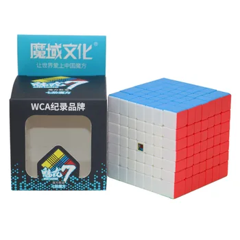 Moyu 7x7 KOCKA Razredu meilong 7x7x7 Magic Cube 7Layers Kocka Sedem Plasti Črna Kocka Uganka Igrače Za Otroke, Otroci darilo igrača