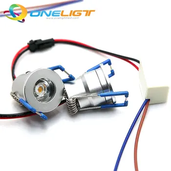 Možnost zatemnitve 3W LED Downlight Mini LED Žarometi, 3W Toplo Naravnih Cool White Potisnjeni v Samem Svetlobe AC110V 220V LED Svetilke