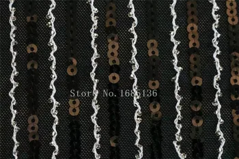 Najboljši bleščicami in biseri vezenje očesa čipke afriške z bleščicami čipke tkanine H-19.11142 za večerno obleko