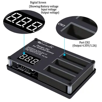 Najnovejši 3 V 1 Micro USB Polnilec Polnilnih Hub Powerbank 12V 3A EU/ZDA Vtič Napajalnika za Insta360 ONE X Baterija