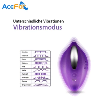Nevidni Brezžični Daljinski upravljalnik Vibrator 10 Hitrosti Nosljivi Stimulator Klitorisa Hlačke Vibracijsko jajce Sex Igrača Za Ženske