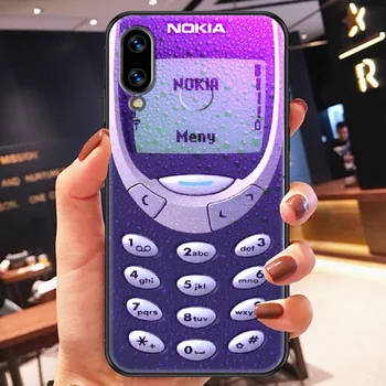 Nokias Retro Staro Znamko primeru Telefon Za Huawei Honor 6 7 8 9 10 10i 20 A C X Lite Pro Igra črno silikonski pokrov trend coque tpu