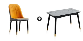 Nordijska masivnega lesa, jedilno mizo in stol kombinacija Sodobne minimalistične luksuzni jedilno mizo gospodinjski majhnega pravokotne jedilnico ta