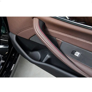 Nov Avto Styling Notranja Vrata Ročaj Kritje Trim Vrata Skledo Nalepke za Dekoracijo za BMW Serije 5 G30 ABS