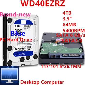 Nov HDD Za WD blagovno Znamko Modra 4TB 3,5