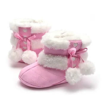 Nova Moda Super Toplo Pozimi Baby Gleženj Sneg Škornji Za Malčke Športni Copati Antiskid Toplo Baby Čevlji Prvi Pohodniki