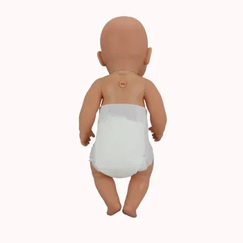 Nove Bele plenice Lutka obleko Nositi primerna za 43 cm/17inch baby Doll, Otrok najboljše Darilo za Rojstni dan(samo prodajajo oblačila)