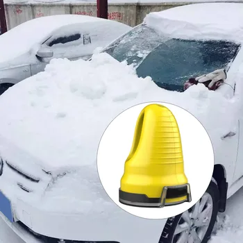 Nove Zimske Električni Auto Avto Okno Vetrobransko Steklo Led Strgalo Oblikovan Tok Sneg Odstranjevalec Deicer Cone Orodje Za Strganje Sneg