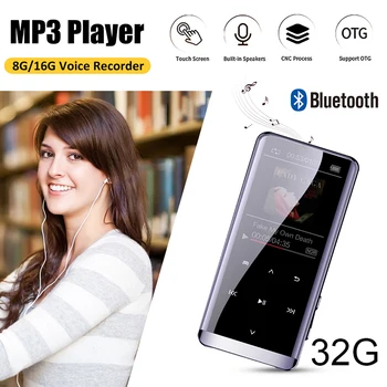 Novi MP4 Predvajalnik Bluetooth Mini MP5 Lossless HIFI 5D TouchScreen Predvajalnik Walkman DOM668