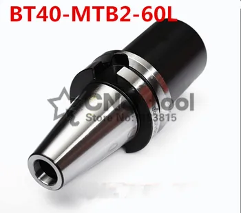 Novo 1pcs BT40-MTB2-60 L MTB morse konus imetnika , BT40-MTB2 za Morse Konus Rezkanje rezalnik ,Morse mlin orodje kolenom