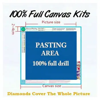 Novo 5D Diamond Slikarstvo Lobanje Nekaj Vrtnic Celoten Kvadratni / Krog Vaja 3D Diamond Diamond Vezeni Mozaik Umetnine Set