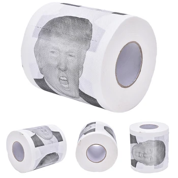 Novo Donald Adut Humor Toaletni Papir Roll Novost Smešno Gag Darilo Smetišče z Adut