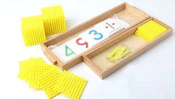 Novo Montessori Otroške Igrače Banka Igra Matematike Baby Izobraževalne Igrače, Otroška Darila Predšolske Vzgoje Za Predšolsko Usposabljanje Matematika