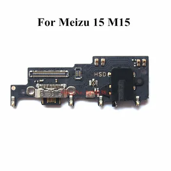 Novo Polnjenje prek kabla USB Vrata Dock Flex kabel Za Meizu 15 M15 USB Vtič polnilnika Odbor Z Mikrofonom priključek za Nadomestne dele