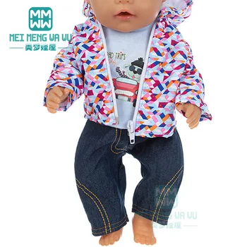 Oblačila za punčko fit 43 cm otroška igrača novo rojen lutka in Ameriški lutka, Jopiči, puloverji, jopiči Dekle darilo