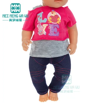 Oblačila za punčko fit 43 cm otroška igrača novo rojen lutka in Ameriški lutka, Jopiči, puloverji, jopiči Dekle darilo