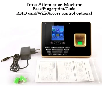 Obraz času obiskovanja pralni 5 biometrični čitalnik prstnih kodo U-disk USB TCP/IP BS Wifi RFID kartice Urad zaposlenega Excelu