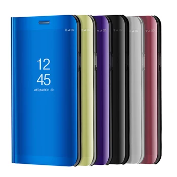 Ogledalo Pokrovček 2019 za Huawei P20 P30 Pro Lite Y6 Y7 P Smart Mate 20 Lite Primeru za Čast 20 10 9 Lite 8X 7A 8A 10i 9X Primerih