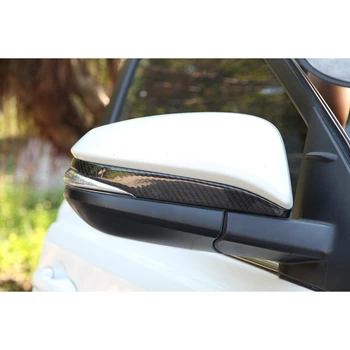 Ogljikovih Vlaken ABS Strani Vzvratno Ogledalo Dekoracijo Nalepke Trim Kritje za Toyota RAV4-2019 Avto Stylings
