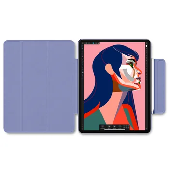 Ohišje za iPad Pro 11 Za 12,9 Primeru 2020 Šok-Odporne Hrbtni Pokrovček Magnetno Zapiranje s Svinčnikom Nosilec za iPad Pro 2020 2./4.