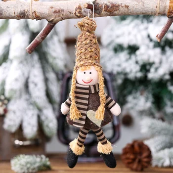 Okraski Okraski Za Božično Drevo, Ki Visi Lep Obesek Doma Počitnice Figurice Božič Pletene Lutke
