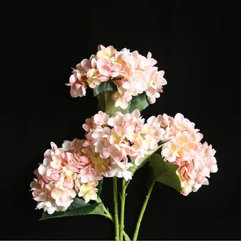 Oljna slika hydrangea poceni umetno cvetje za dekoracijo doma dodatki, izdelki za gospodinjstvo vaze za dekorativno cvetje