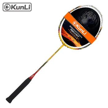 Original KUNLI badminton lopar FORCE 750 ogljikovega polne 3U strokovno TB NANO tehnologije uradni blagovne znamke lopar lopar napad